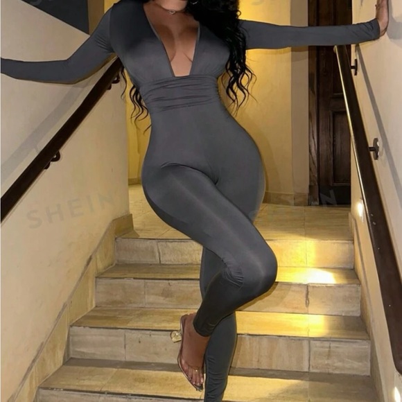 SHEIN grey Jumpsuit - Picture 3 of 3